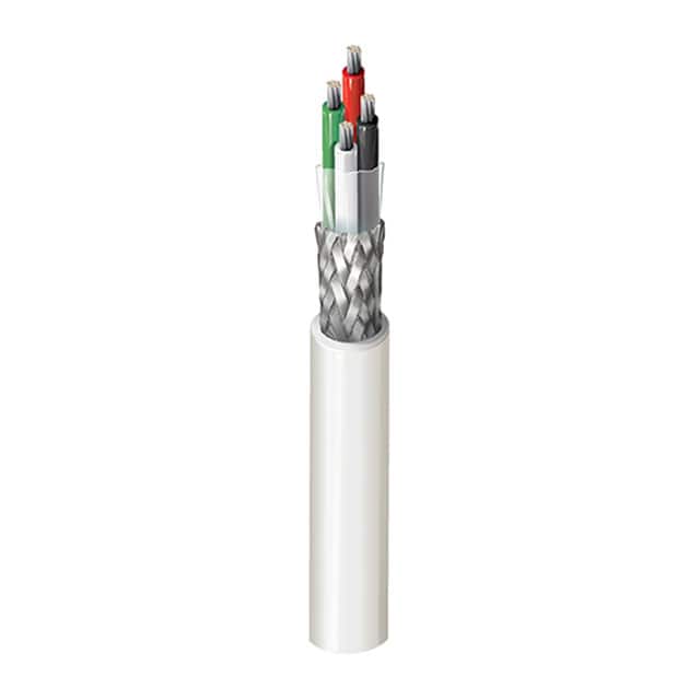 9923 009100 HOOK-UP STRND 24AWG WHT 100'