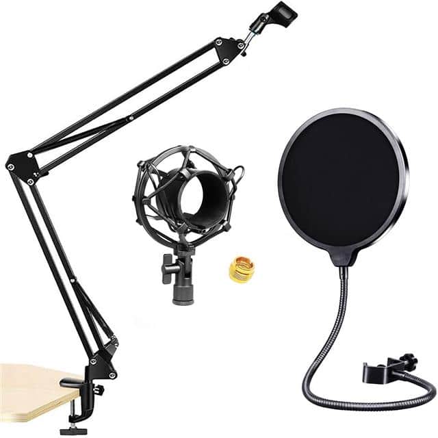 RM STND 3 M Microphone Stand with Pop Filter