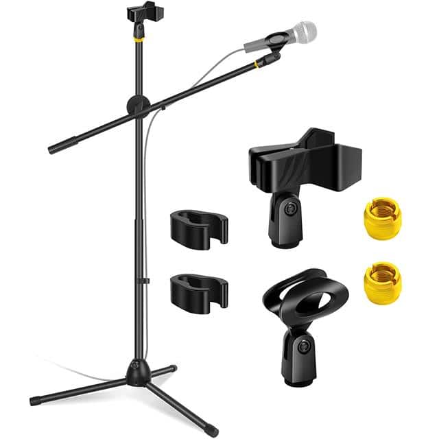 MS DBL G Microphone Stand Dual Mic Clip