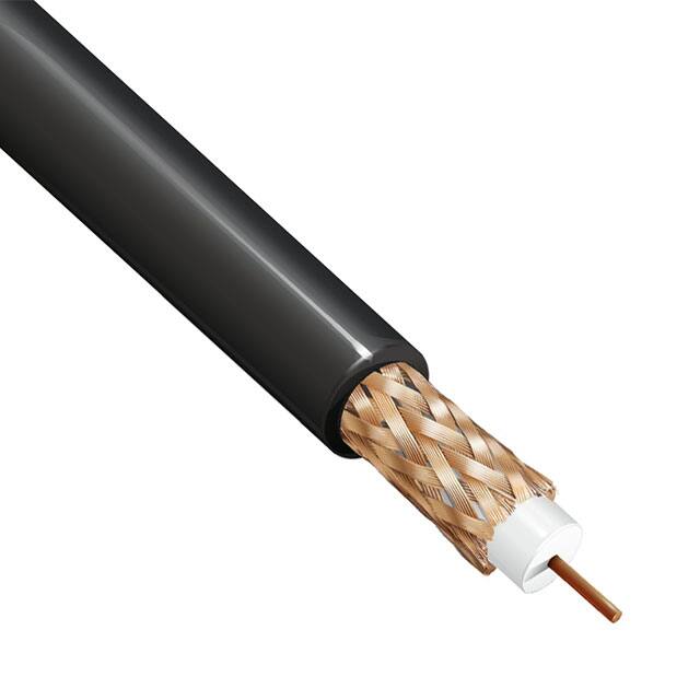 543945 010U500 CABLE COAX RG-59 20 AWG BLK 500'