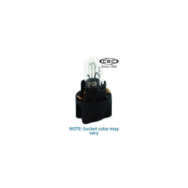 PC37 PC Socket Black, T1-3/4 lamp, 14