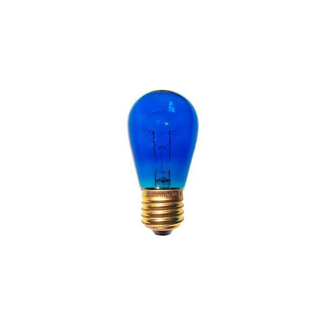 11S14B/120V S14 120V 11W E26 Base Blue