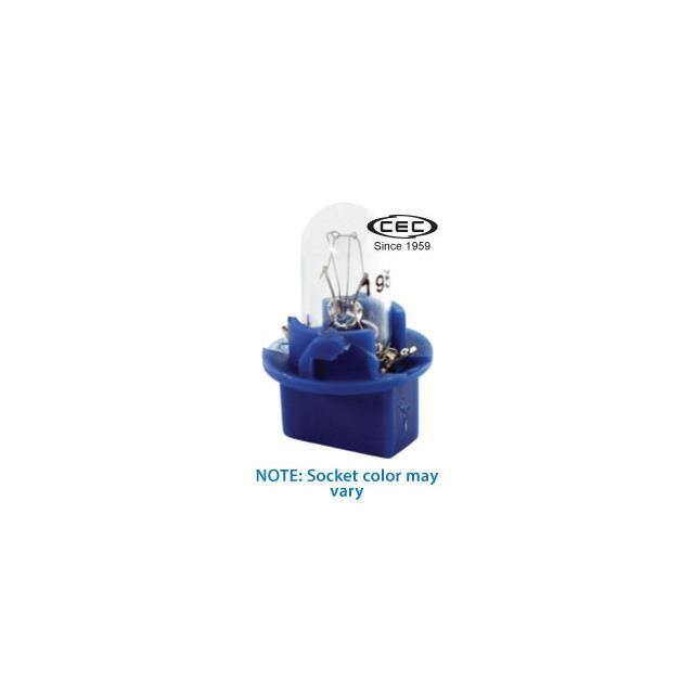 PC195 Box of 10 PC Socket Blue, T3-1/4