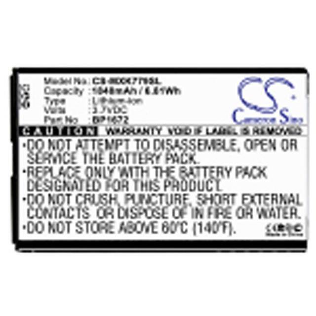 BP1672 BATTERY Replacement for Moxee BP1672 Bat