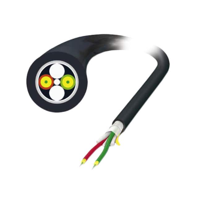 2799432 CBL FIBER OPTIC 125UM DUPLX 1M