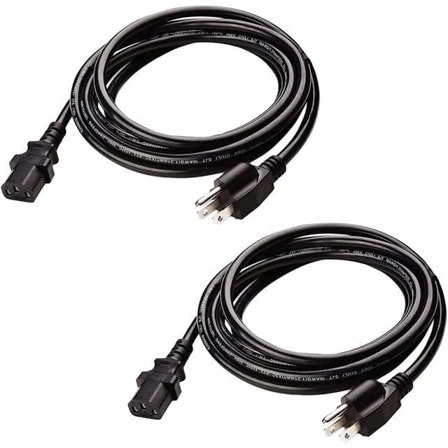 PC 1001 2 Pcs 100 Pcs AC Wall Power Cord for L