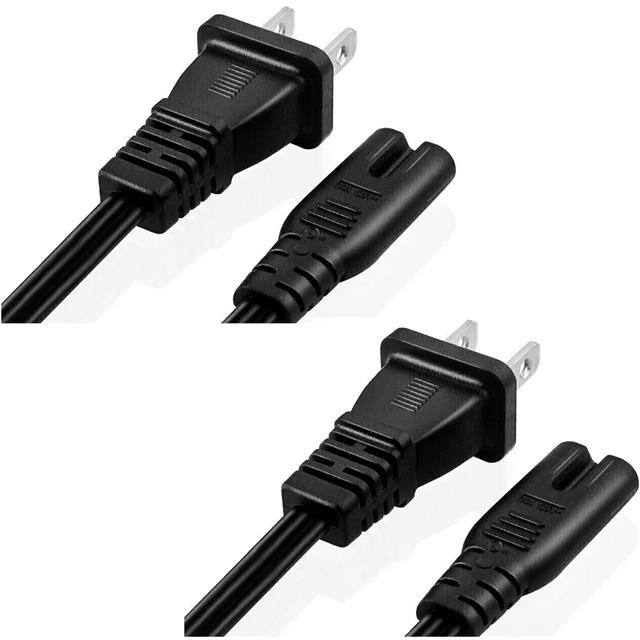 PP 1002 2 Pcs AC Wall Power Cord for Led TV