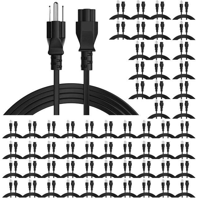 PL 1002 60 Pcs Power Cord AC Wall for Led TV 1