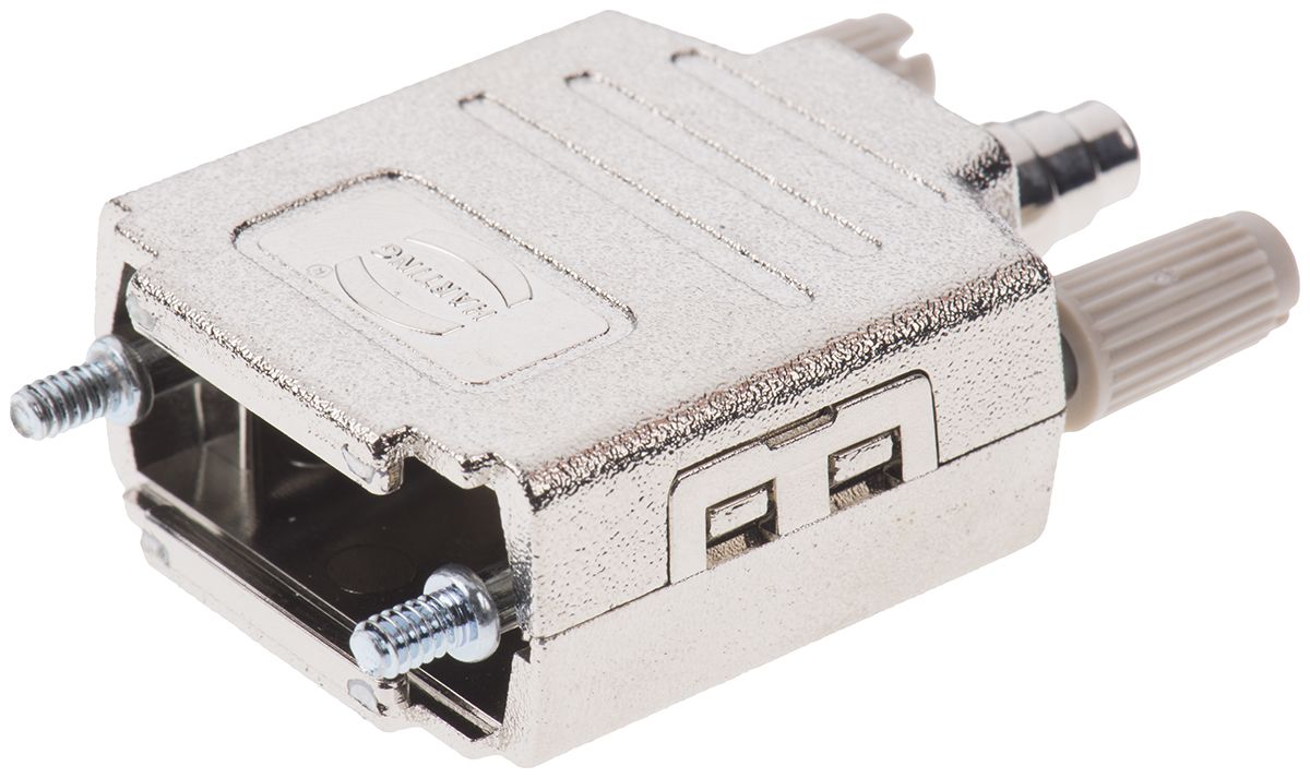 9670090425 The Harting 9670090425 is a D SUB metallized plastic top entry hood. It features RoHS3 compliance and an MSL rating of 1 Unlimited.
