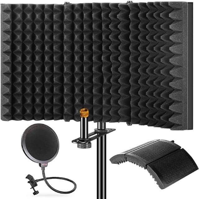 ISO 3+POP FILTER Microphone Isolation Pop Filter