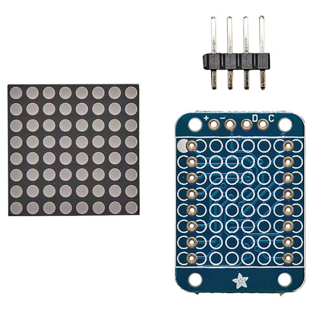 871 ADDRESS LED MATRIX I2C YELLOW