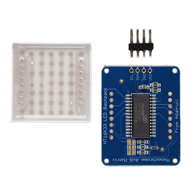 1050 ADDRESS LED MATRIX I2C YELLOW