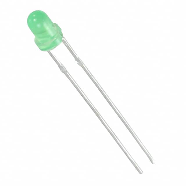 WP3A8GD LED GREEN DIFFUSED T-1 T/H