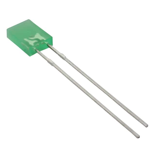 WP113GDT LED GREEN DIFF RECT 2MMX5MM T/H