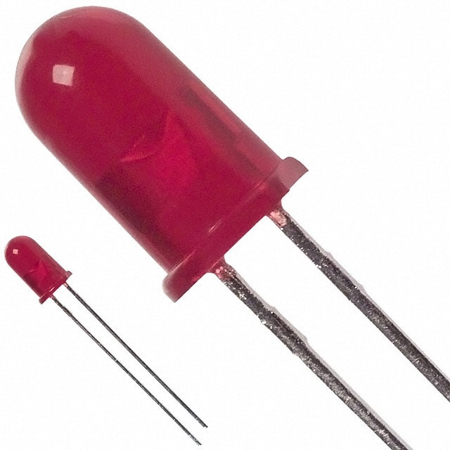 HLMP-D150 LED RED DIFFUSED T-1 3/4 T/H