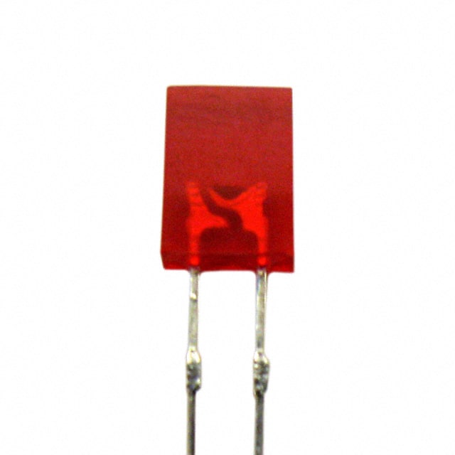 XSUR18D LED RED DIFFUSED RECT T/H