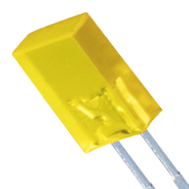 XSUY18D LED YELLOW DIFF RECT 2MMX5MM T/H