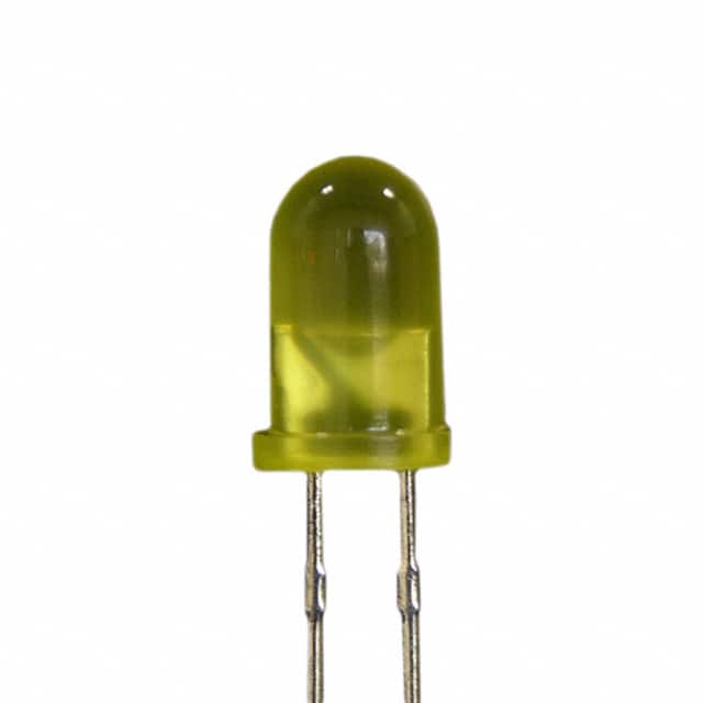XLUY12D LED YELLOW DIFFUSED T-1 3/4 T/H