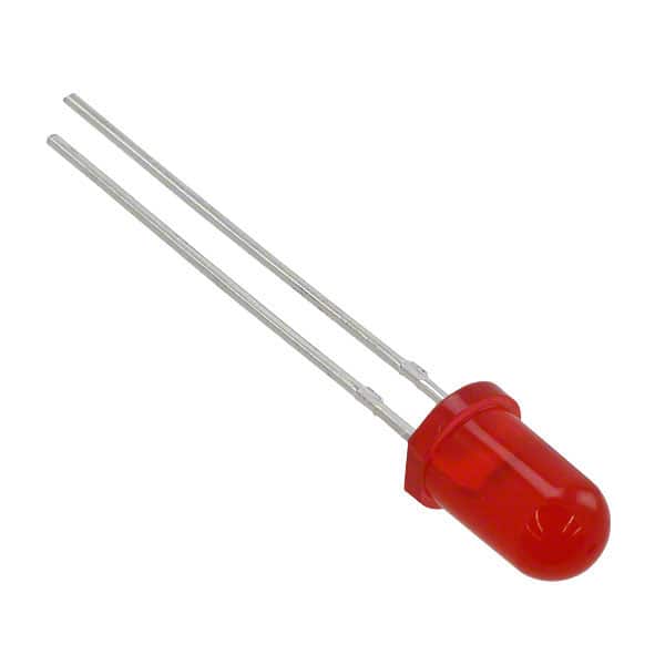MT4118-HR-A LED RED DIFFUSED 5MM ROUND T/H