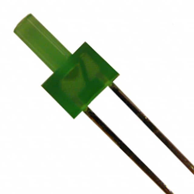 XLUG13D LED GREEN DIFFUSED FLAT TOP T/H