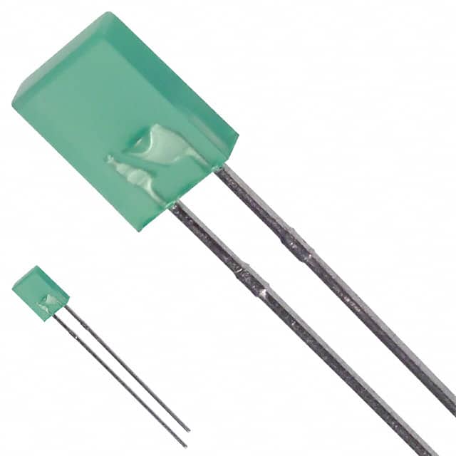 SSL-LX2573GD LED GREEN DIFF RECT 2MMX5MM T/H