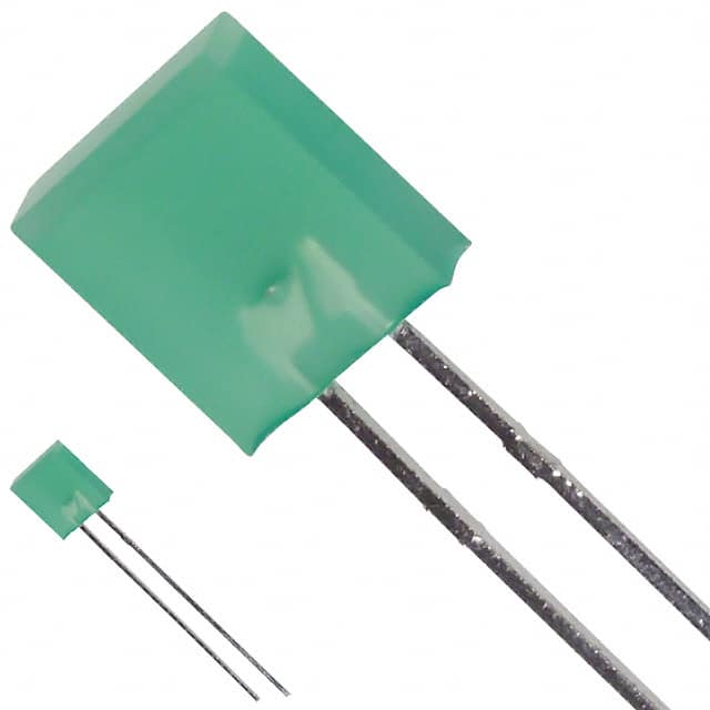 SSL-LX25783GD LED GRN DIFF RECT 2.3MMX7MM T/H