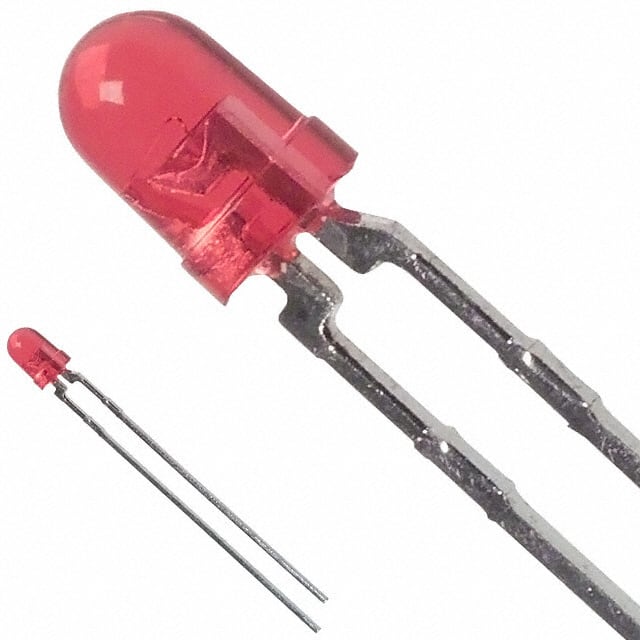 HLMP-1340-J0002 LED RED CLEAR T-1 T/H