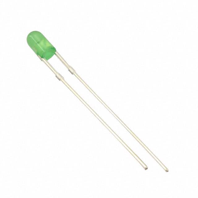 VAOL-3MDE2 LED GREEN DIFFUSED T/H