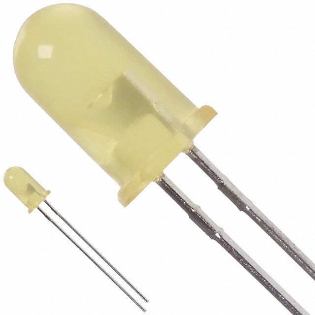HLMP-4719 LED YELLOW DIFFUSED T-1 3/4 T/H