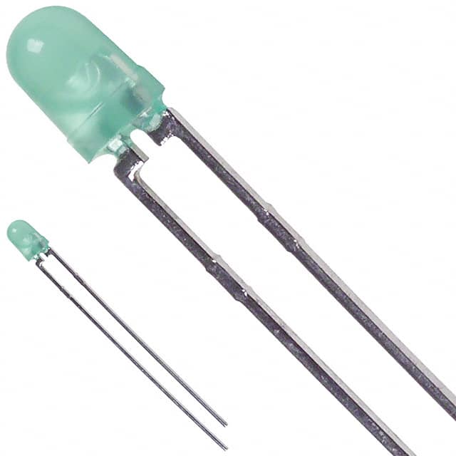 5219210F LED GREEN DIFFUSED 3MM T/H