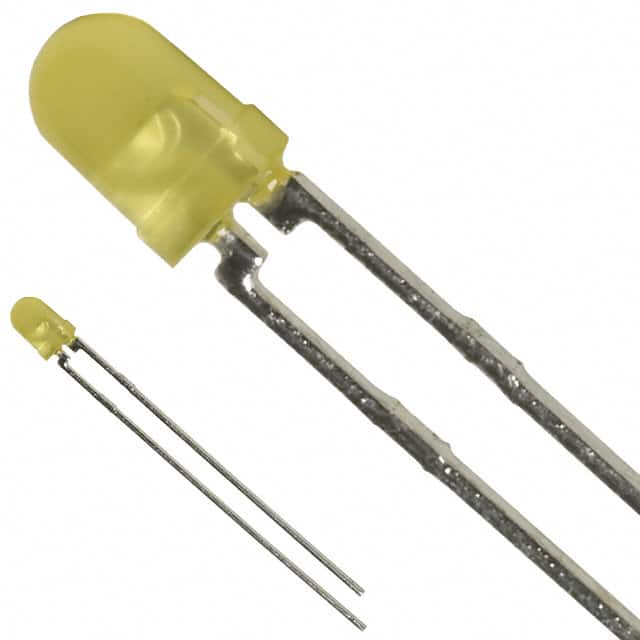 5219211F LED YELLOW DIFFUSED 3MM T/H