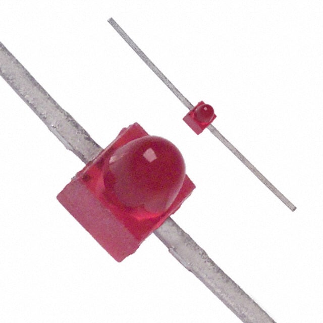 HLMP-6620 LED RED DIFF 2MCD T/H AXIAL