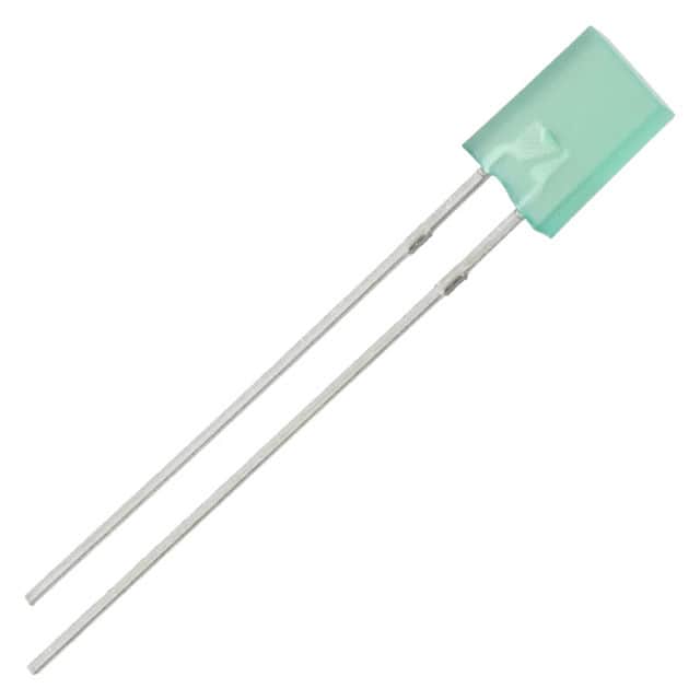 MV54123 LED GREEN DIFF RECT 2MMX5MM T/H