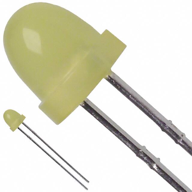 SSL-LX5063YD LED YELLOW DIFFUSED T-1 3/4 T/H