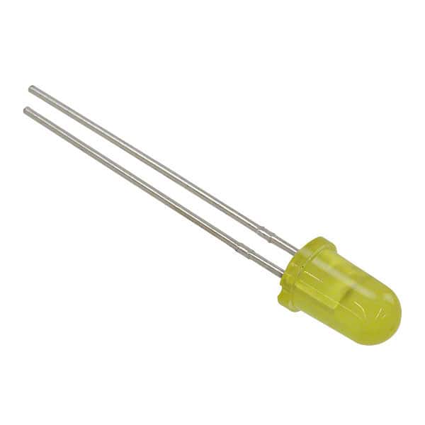5219248F LED YELLOW DIFFUSED T-1 3/4 T/H