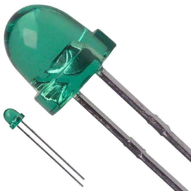 SSL-LX5063LGT LED GREEN CLEAR T-1 3/4 T/H