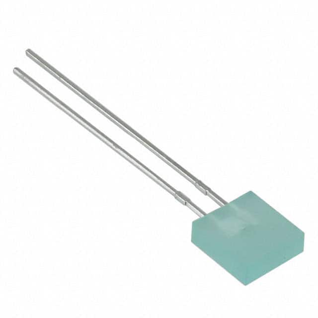 5219266F LED GREEN DIFFUSED RECT T/H