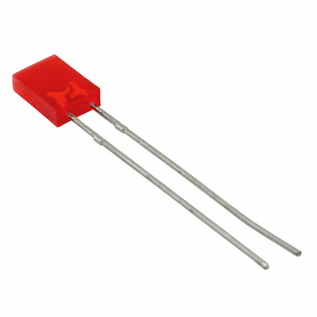 WP113SRDT LED RED DIFF RECT 2MMX5MM T/H