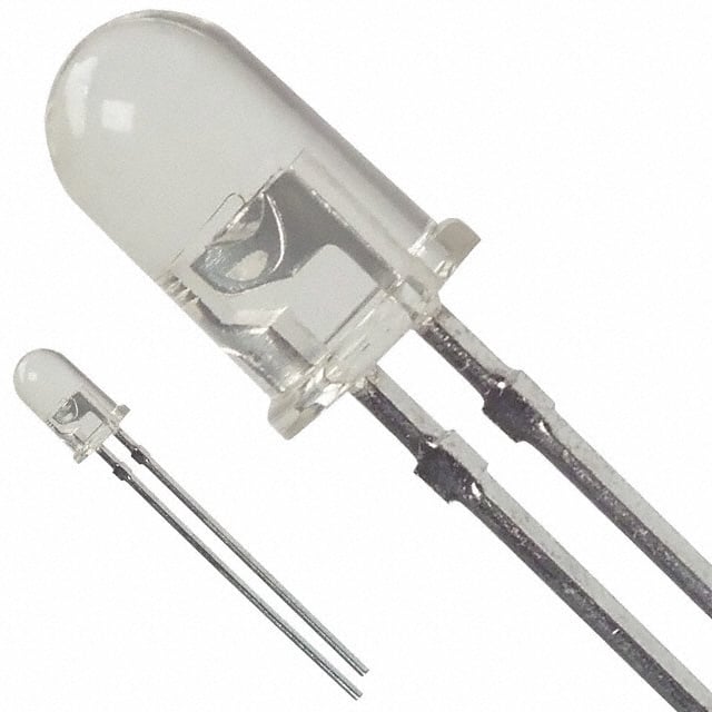 HLMP-3850 LED YELLOW CLEAR T-1 3/4 T/H