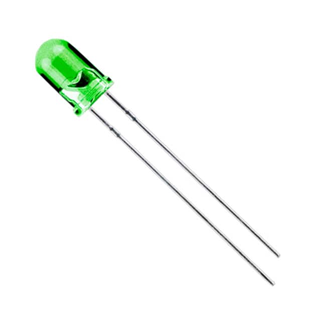 LTH5MM12VFR4500 LED GREEN CLEAR T-1 3/4 T/H
