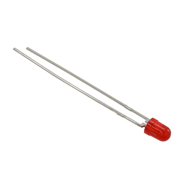5219636F LED RED DIFFUSED 3MM T/H