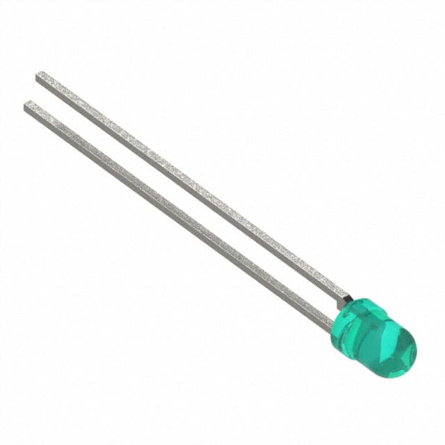 5219430F LED GREEN CLEAR 3MM T/H