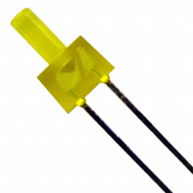 XLUY13D LED YELLOW DIFFUSED FLAT TOP T/H