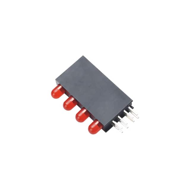 CBQ33GGGGD LED CBI 3MM 4X1 GRN,GRN,GRN,GRN