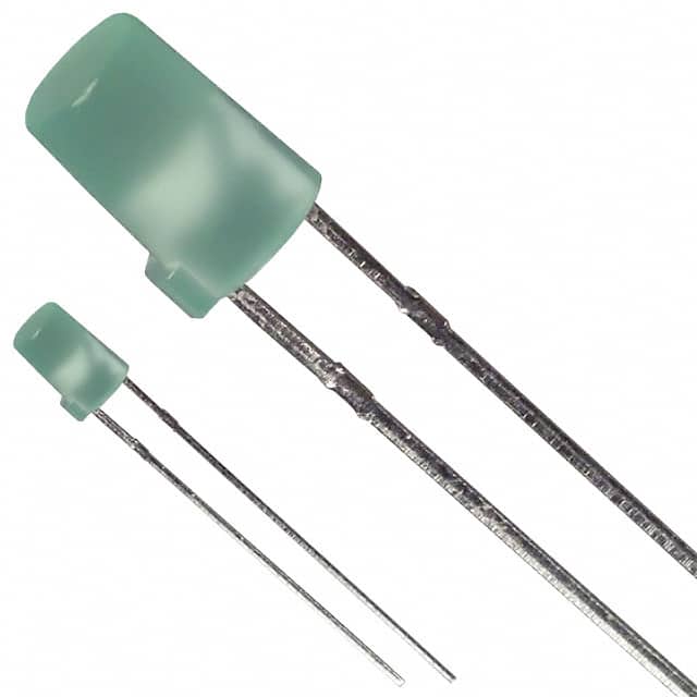 HLMPM501 LED GREEN DIFFUSED 4MM T/H