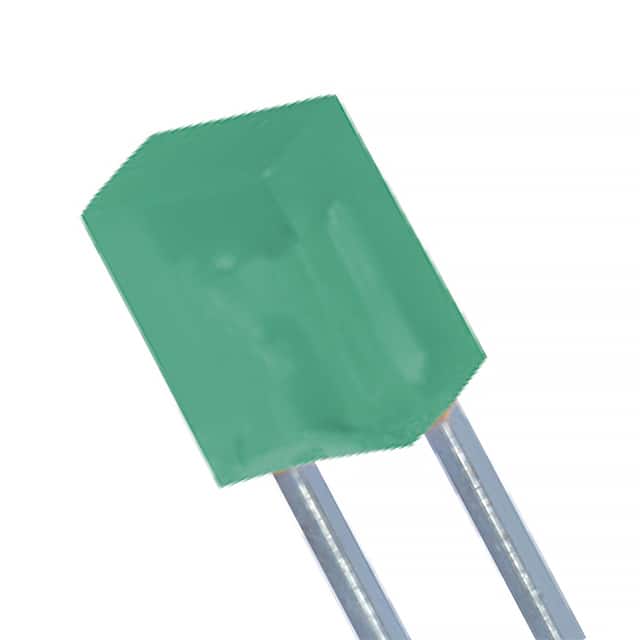 XSUG36D LED GREEN DIFFUSED RECT T/H