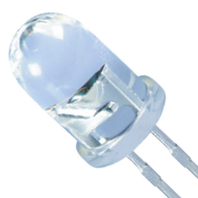 XLCWD12W LAMP 5MM RND WHT WATER CLR TH