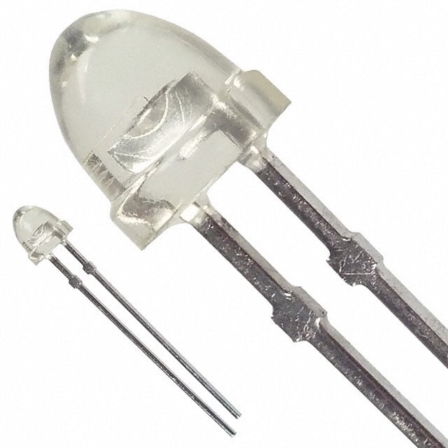HLMP-3490 LED YELLOW CLEAR T-1 3/4 T/H