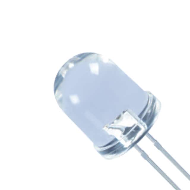 XLM2MOK01W LED ORANGE CLEAR 10MM T/H