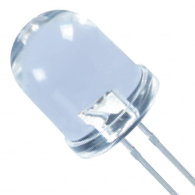 XLM2DG01W LED GREEN CLEAR 10MM T/H
